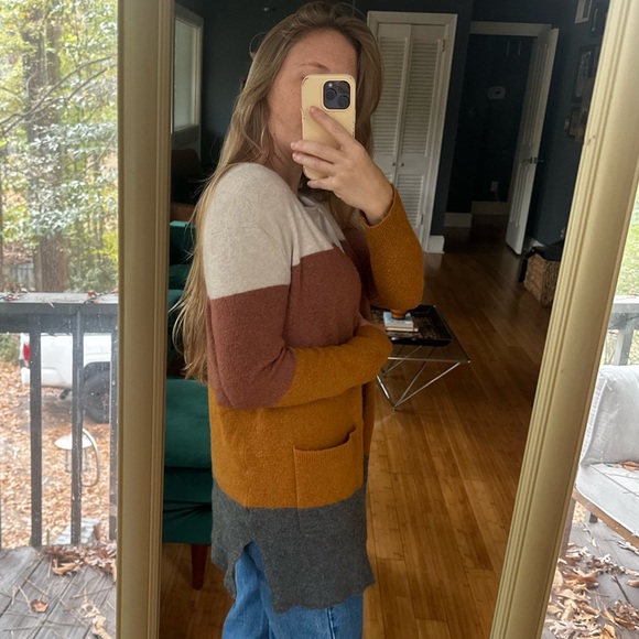 Madewell Kent Striped Cardigan Sweater - Picture 6 of 9